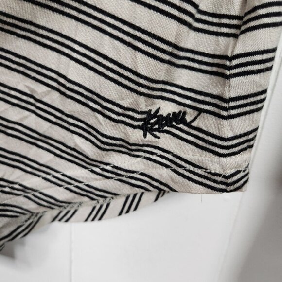 Kavu Sunridge Nautical Stripe Long Sleeve Top T-Shirt Black New NWT Womens Small - Picture 8 of 8